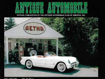 ANTIQUE AUTOMOBILE 1998 MAY - '54 CORVETTE, '12 MAXWELL, BLACK PEARL '55 TRUCK